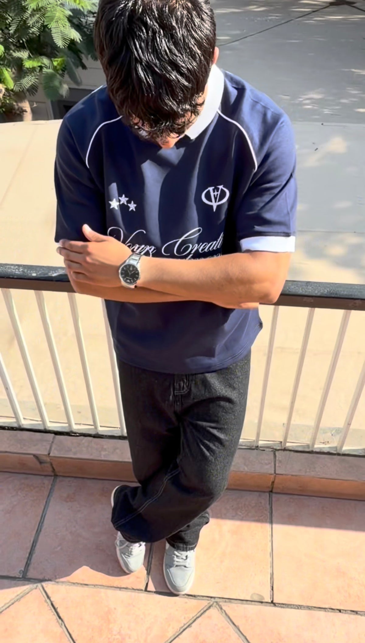 VY POLO JERS - NAVY