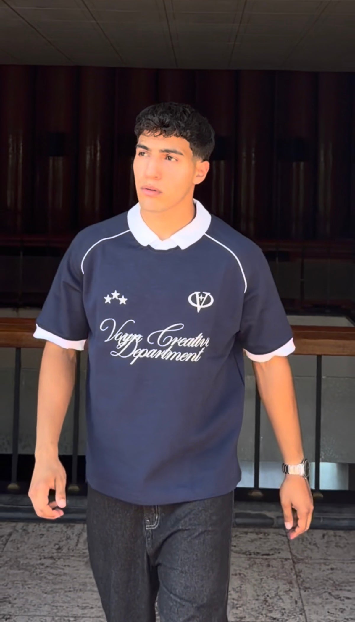 VY POLO JERS - NAVY