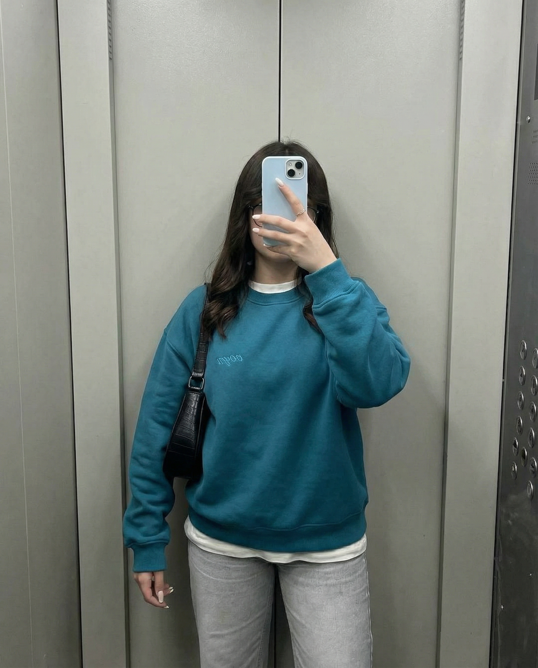 CREWNECK - TEAL