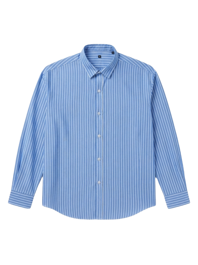 S\BLUE STRIPE - LONG SLEEVE SHIRT