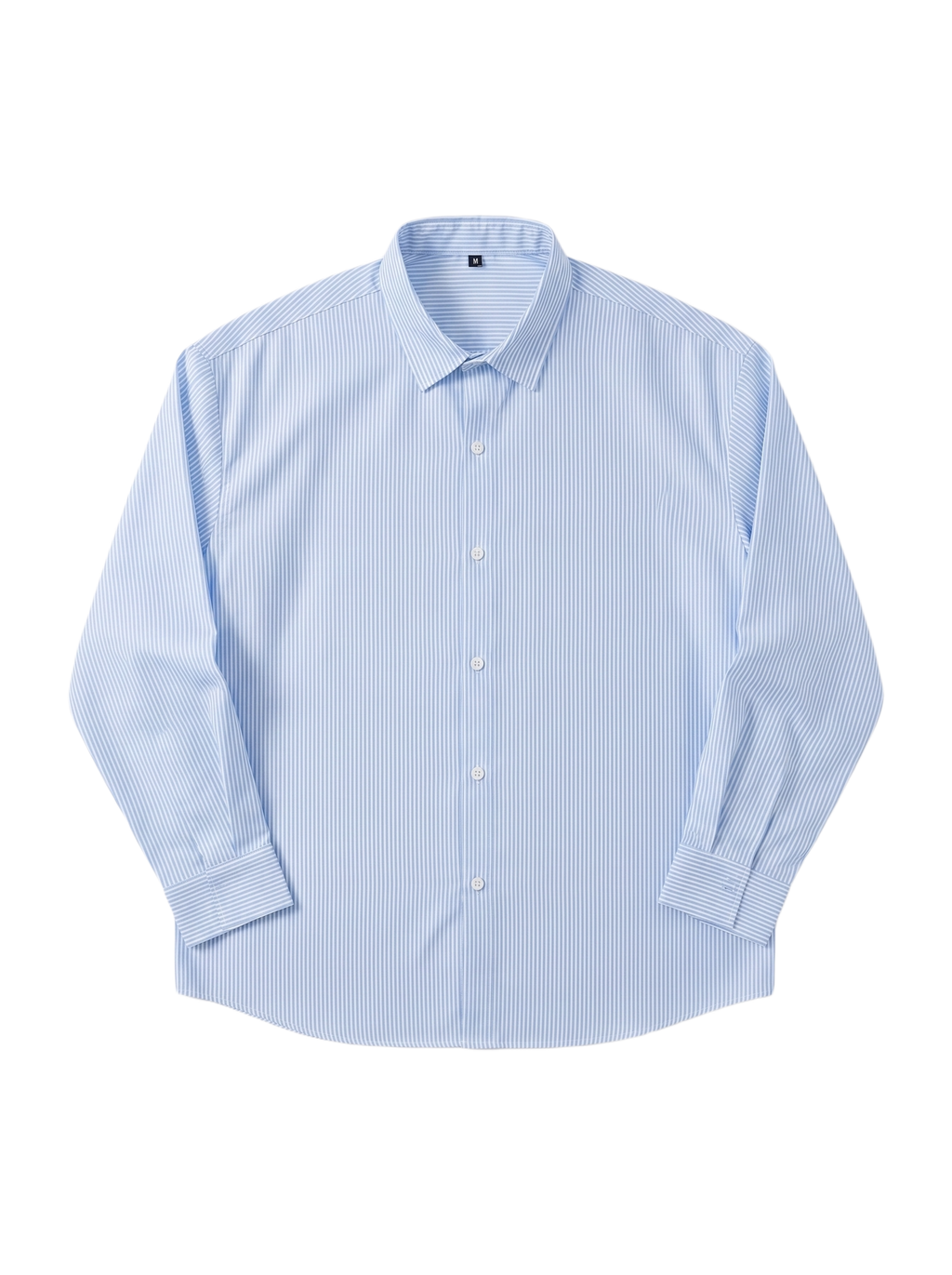 L\BLUE STRIPED - LONG SLEEVE SHIRT