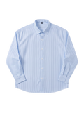 L\BLUE STRIPED - LONG SLEEVE SHIRT