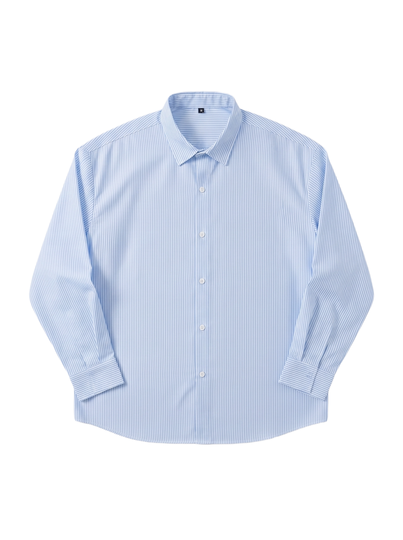 L\BLUE STRIPED - LONG SLEEVE SHIRT